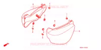 COUVERCLES LATERAUX pour Honda VF 750 MAGNA de 1996