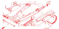 BRAS OSCILLANT pour Honda VF 750 MAGNA de 1998