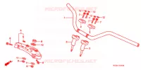 GUIDON pour Honda VF 750 MAGNA de 1998