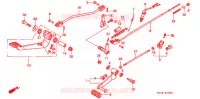 PEDALE pour Honda VF 750 MAGNA de 1998