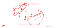 COUVERCLES LATERAUX pour Honda VF 750 MAGNA de 1998