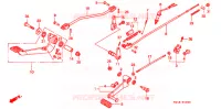 PEDALE pour Honda VF 750 MAGNA de 1998