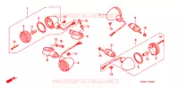 CLIGNOTANT pour Honda VF 750 MAGNA de 2000