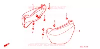 COUVERCLES LATERAUX pour Honda VF 750 MAGNA de 2000