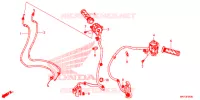 COMMODO   LEVIER   CABLE pour Honda X ADV 750 de 2017