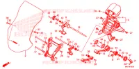 PARE BRISE pour Honda X ADV 750 de 2017