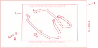 BARRES DE PROTECTIONS pour Honda X ADV 750 de 2017