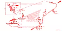 LEVIER DE FREIN DE STATIONNEMENT pour Honda X ADV 750 de 2017