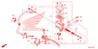 MAITRE CYLINDRE DE FREIN ARRIERE pour Honda X ADV 750 L de 2017