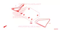 COUVERCLES LATERAUX pour Honda REBEL 500 de 2017