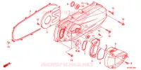 COUVERCLE GAUCHE pour Honda AIRBLADE 125 de 2015