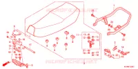 SELLE pour Honda EX5 DREAM 100, Kick start de 2004