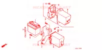 BATTERIE pour Honda EX5 DREAM 100, Electric start de 2013