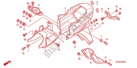 GARDE BOUE ARRIERE pour Honda EX5 DREAM 100, Electric start de 2013