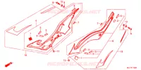 COUVERCLES LATERAUX pour Honda CB 650 F de 2017
