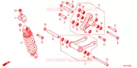 AMORTISSEUR ARRIERE pour Honda CBR 250 RR ABS RED de 2017