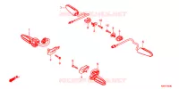 CLIGNOTANT pour Honda CBR 250 RR ABS RED de 2017