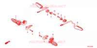 CLIGNOTANT pour Honda CBR 250 RR BLACK de 2017