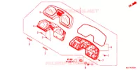 COMPTEUR pour Honda CBR 650 F ABS MAT BLACK de 2017