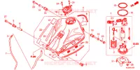 RESERVOIR A CARBURANT (CRF250RL/RLA/RLD/RDA) pour Honda CRF 250 RALLYE ABS de 2017