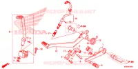 PEDALE pour Honda RS 150 R V1 REPSOL de 2018