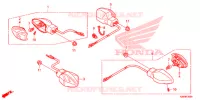 CLIGNOTANT pour Honda RS 150 R V1 RED de 2018