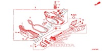 FEU ARRIERE (NBC110KDF/MDF/MCD) pour Honda EX5 110 Electric start, fuel injection de 2017