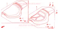 SELLE pour Honda V TWIN MAGNA 250 de 2007