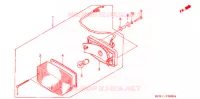 FEU ARRIERE pour Honda V TWIN MAGNA 250 SPEED WARNING LIMIT de 1995