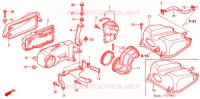 FILTRE A AIR pour Honda V TWIN MAGNA 250 SPEED WARNING LIMIT de 1995