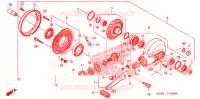 PEDALE (VT250CR/T/V) pour Honda V TWIN MAGNA 250 SPEED WARNING LIMIT de 1995