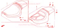 SELLE pour Honda V TWIN MAGNA 250 SPEED WARNING LIMIT de 1995