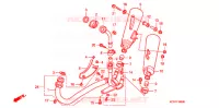 SILENCIEUX D'ECHAPPEMENT pour Honda V TWIN MAGNA 250 SPEED WARNING LIMIT de 1995
