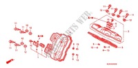 COUVRE CULASSE (VT250CX/1/3/5/7) pour Honda V TWIN MAGNA 250 SPEED WARNING LIMIT de 1999