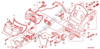 FEU ARRIERE (VT400C2/C2F) pour Honda VT 400 SHADOW de 2011