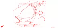 SELLE (VT400C2/C2F) pour Honda VT 400 SHADOW de 2014