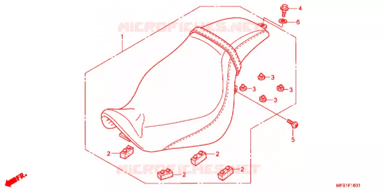 SELLE (VT400C2/C2F) Honda MOTO 400 SHADOW 2013  VT400C29