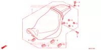 SELLE (VT400C2/C2F) pour Honda VT 400 SHADOW de 2009