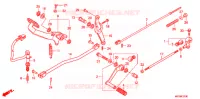 PEDALE pour Honda VT 400 SHADOW de 2009