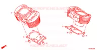 CYLINDRE pour Honda VT 400 SHADOW ABS de 2009