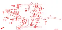 GUIDON   TE DE FOURCHE pour Honda VT 400 SHADOW ABS de 2009