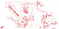 MAITRE CYLINDRE DE FREIN AVANT pour Honda VT 400 SHADOW ABS de 2009