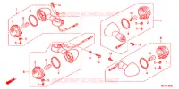 CLIGNOTANT pour Honda VT 400 S 2J de 2014
