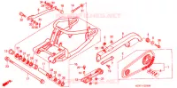 BRAS OSCILLANT pour Honda SHADOW 600 VLX de 2002