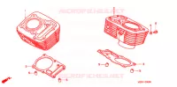 CYLINDRE pour Honda SHADOW 600 VLX de 2003