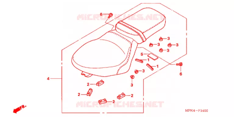 SELLE Honda MOTO 600 SHADOW 2006  VT600C6