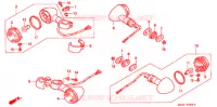 CLIGNOTANT pour Honda SHADOW 600 VLX DELUXE de 2001