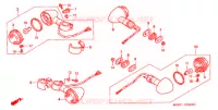 CLIGNOTANT pour Honda SHADOW 600 VLX DELUXE de 2001