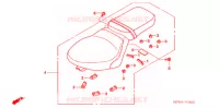 SELLE pour Honda SHADOW 600 VLX DELUXE de 2006