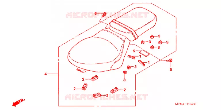 SELLE Honda MOTO 600 SHADOW 2006  VT600CD6